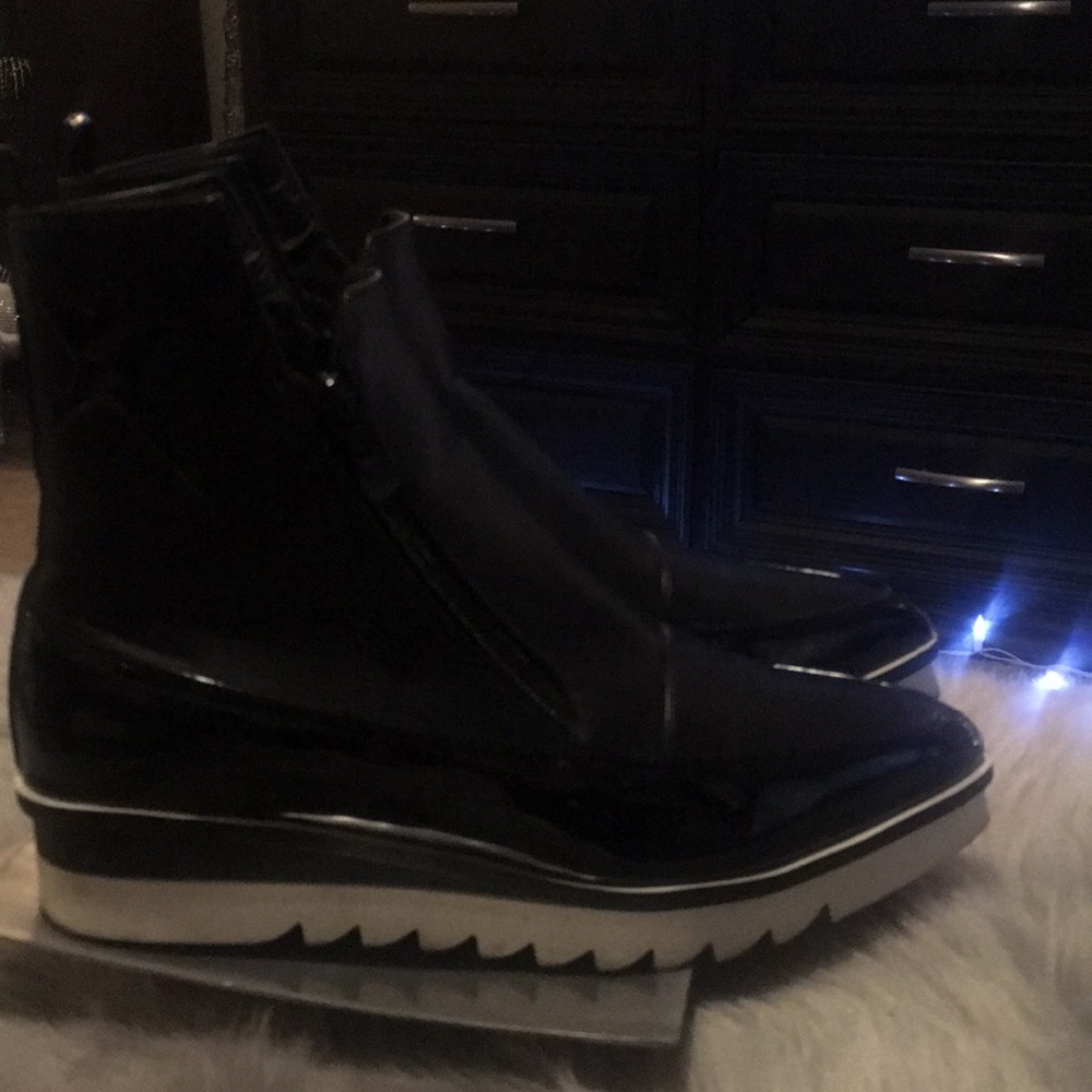 SFNLD Women’s Fashion Pointy Toe Wedge Boots